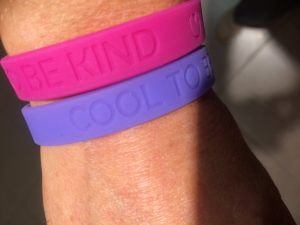 it's cool to be kind armband voor stichting paard in nood